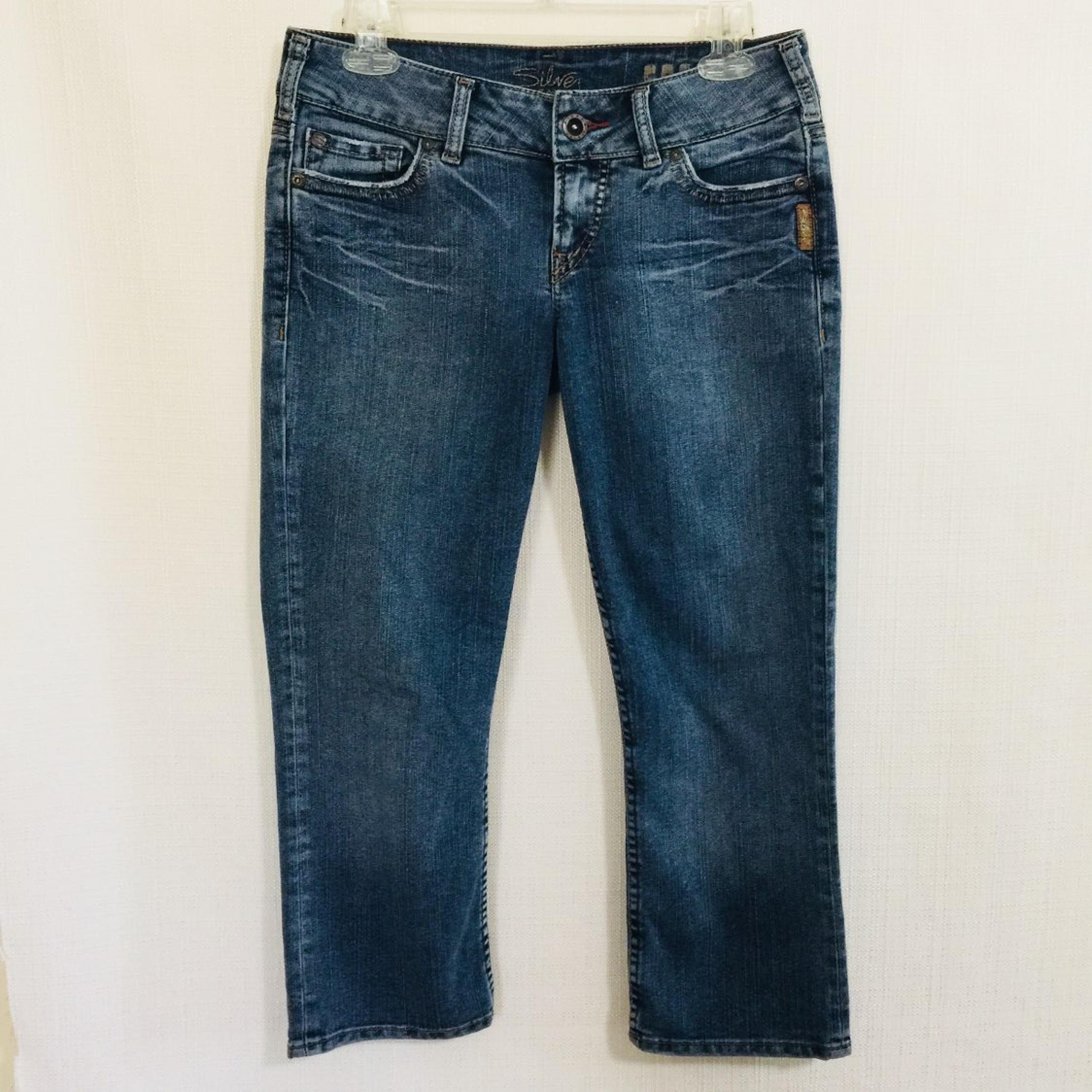 Silver Jeans Sasha Cropped Sz 27