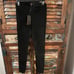 NWT FRYE Lamb Leather Suede Pants Leggings Skinny Jet Black XS