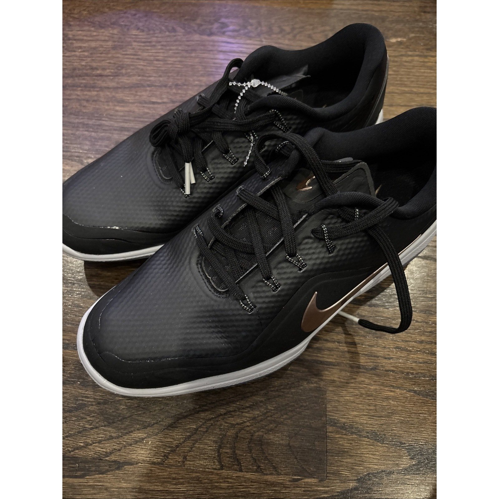 Nike React Vapor 2 Women's Black Leather Golf Shoes BV1139-001 Size 7.5. NEW