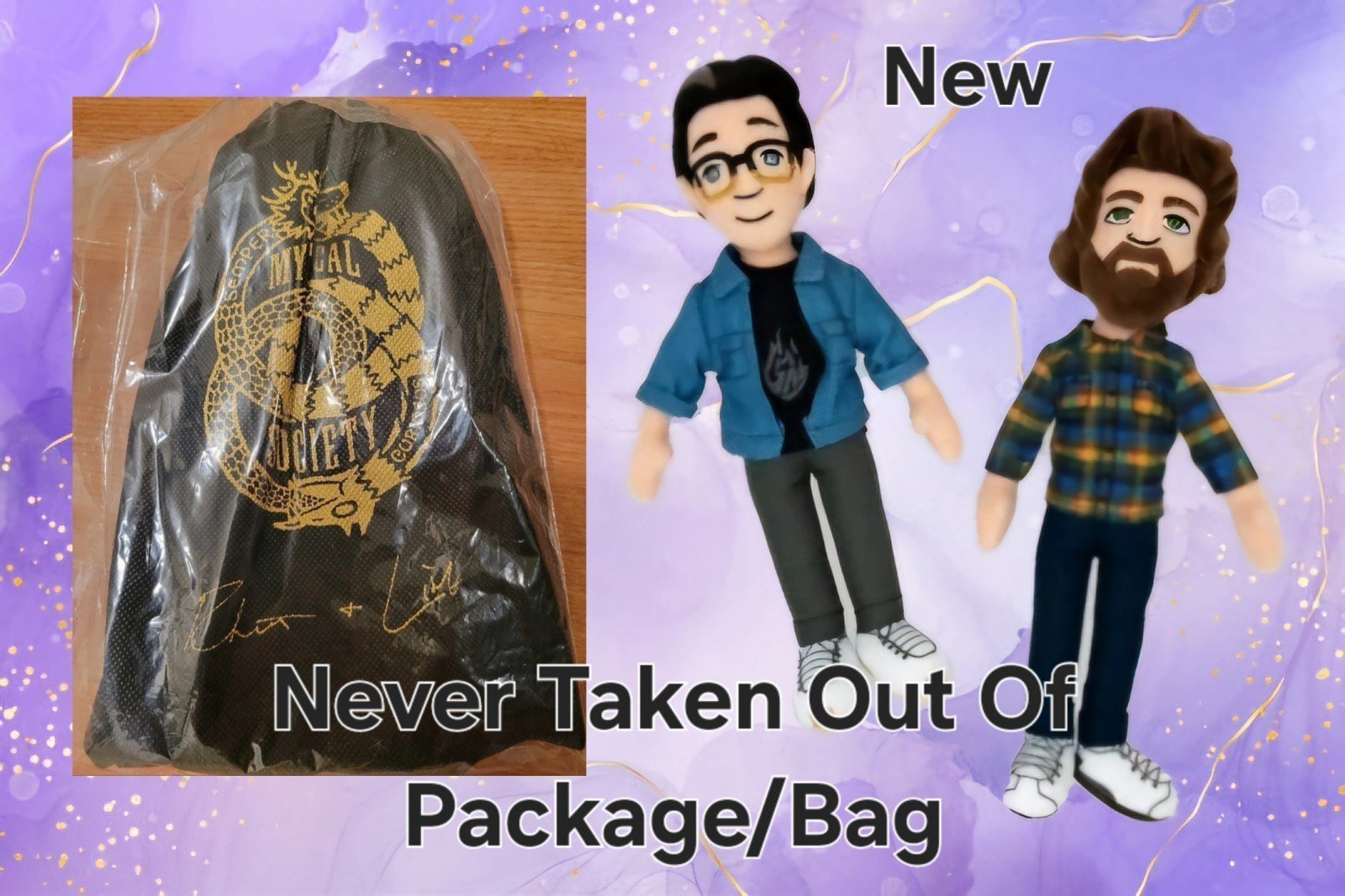 NWT✨️Rhett And Link Plushies -Mythical Society Exclusive*SEALED*