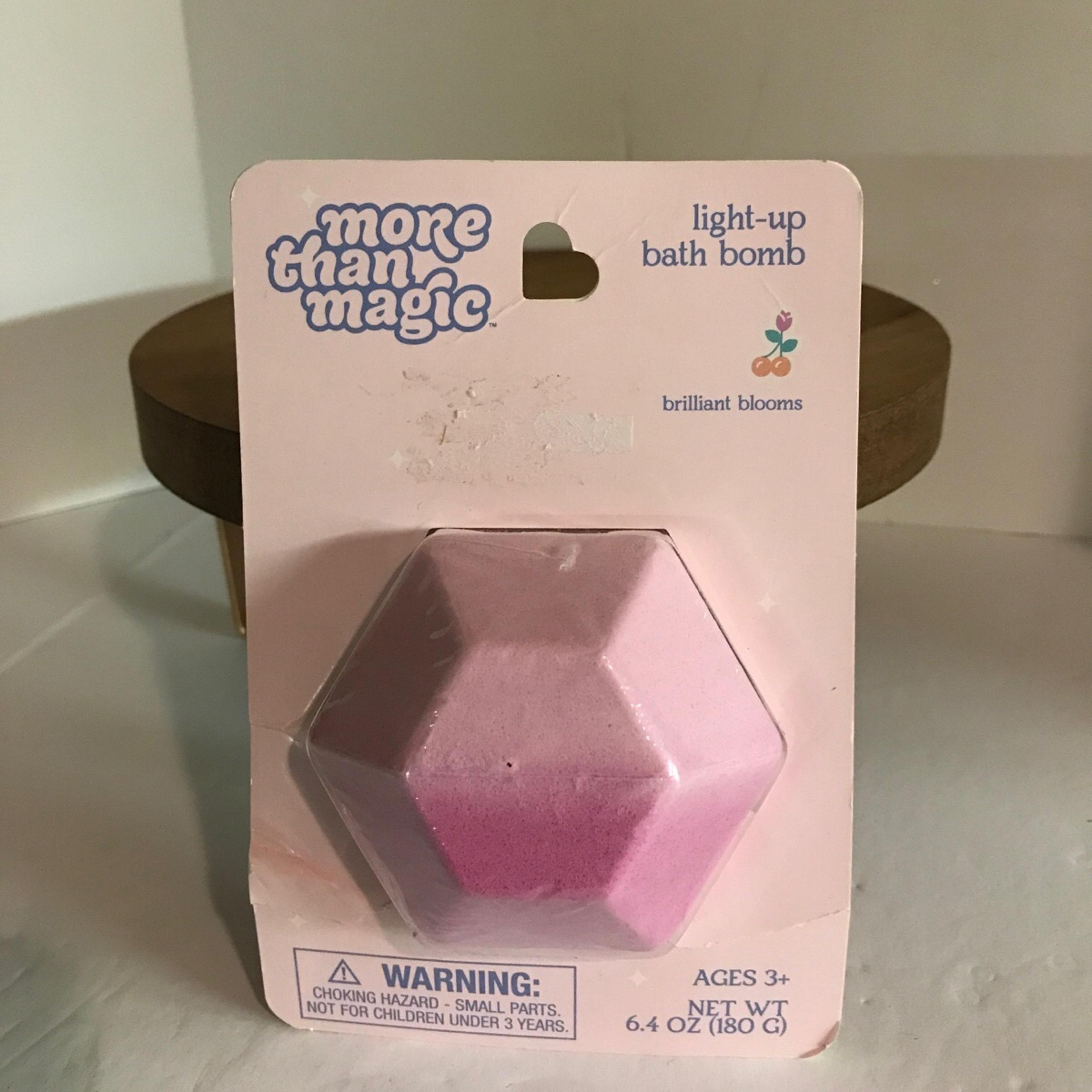 More Than Magic Light Up Multicolored Fizz Bath Bomb Brillant Bloom