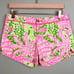 LILLY PULITZER | Adie Shorts Pink Sunset Home Slice Fringe Detail Women’s Size 0