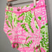 LILLY PULITZER | Adie Shorts Pink Sunset Home Slice Fringe Detail Women’s Size 0