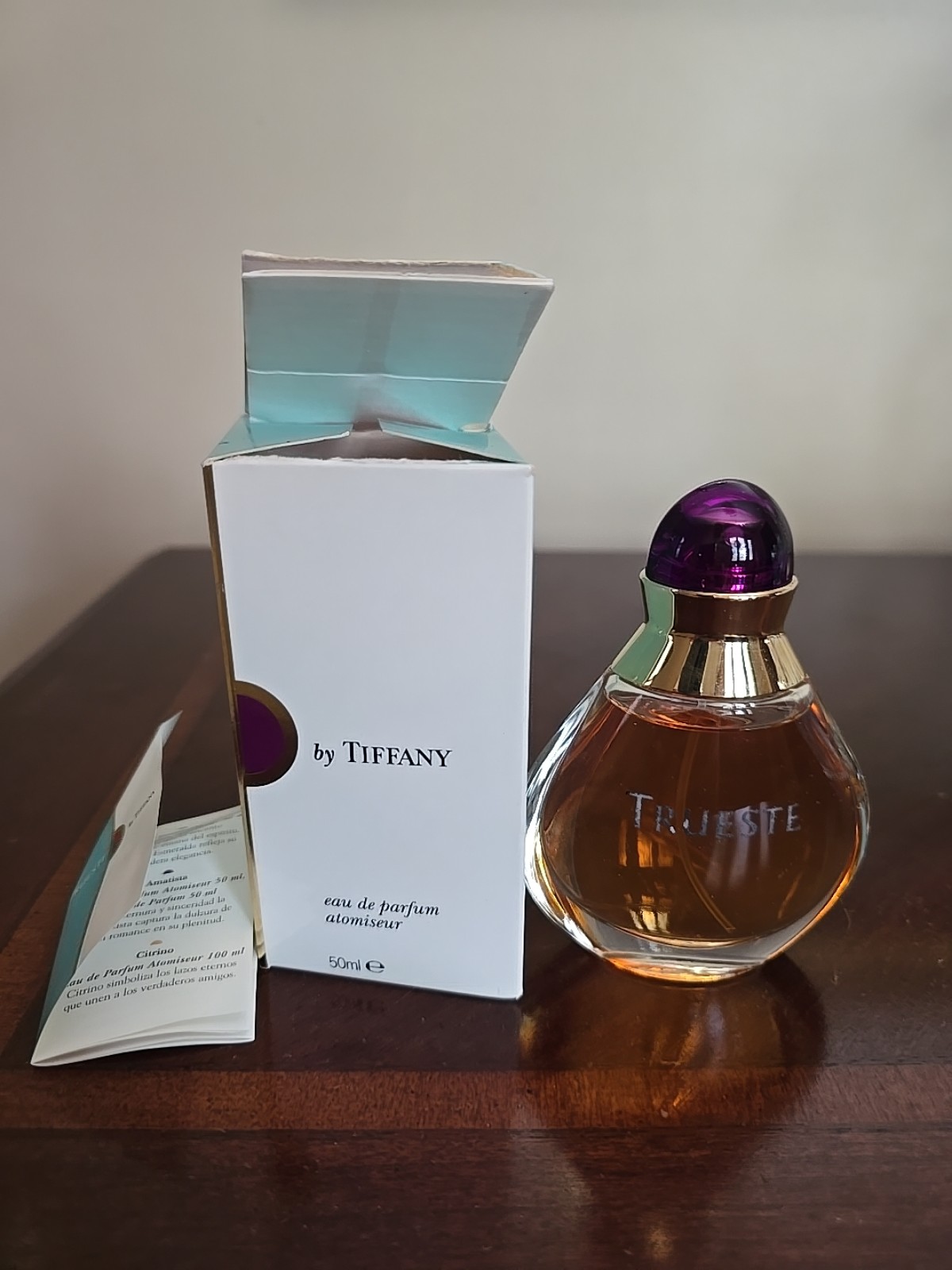Trueste (Amethyst) By Tiffany & Co 1.7 Fl Oz/50ml Spray EDP - New in Damaged Box