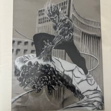 Marvel X-Men Iceman Original Art by Arsenio Echevarria 9x12