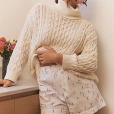 NWT The Wren Boxer Shorts by Anthropologie in Skier Print - Size Large