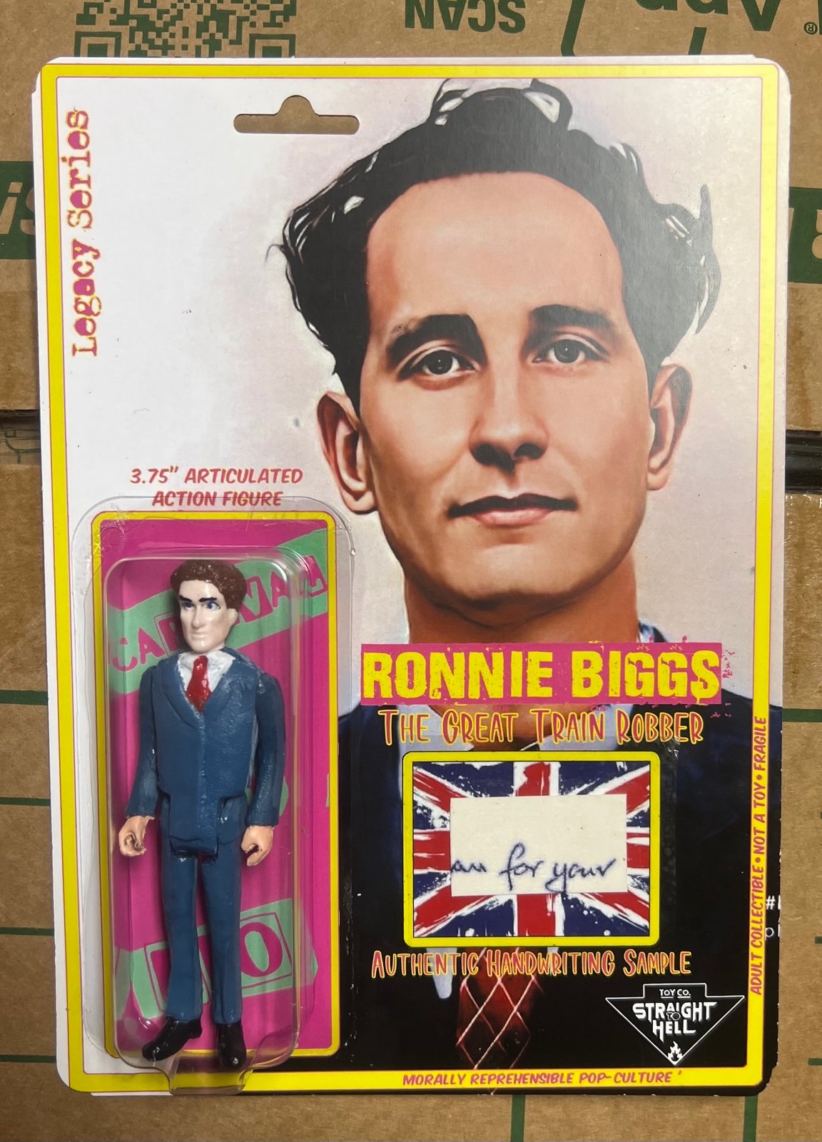 Ronnie Biggs 3.75” action figure with relic!