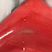 Mid Century Red Atomic Star Ashtray Handmade