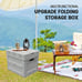5.55gal Indoor And Outdoor Storage Box ef1aq