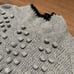 BCBG Maxazria Gray Popcorn Stitch Wool Blend Sweater Turtleneck Women Sz:XL