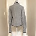 BCBG Maxazria Gray Popcorn Stitch Wool Blend Sweater Turtleneck Women Sz:XL