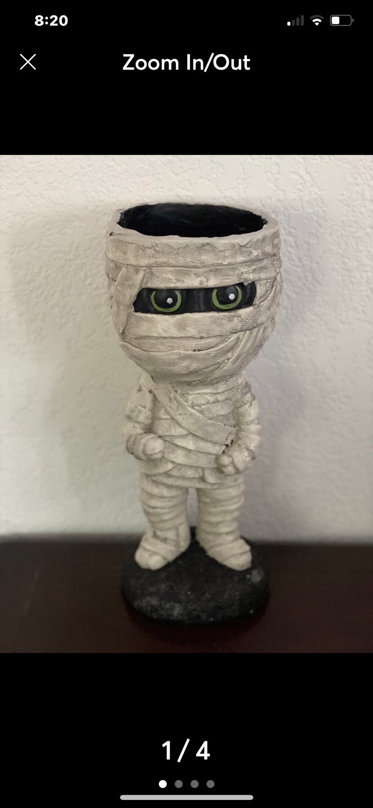 Mummy Boy Treats Holder-New