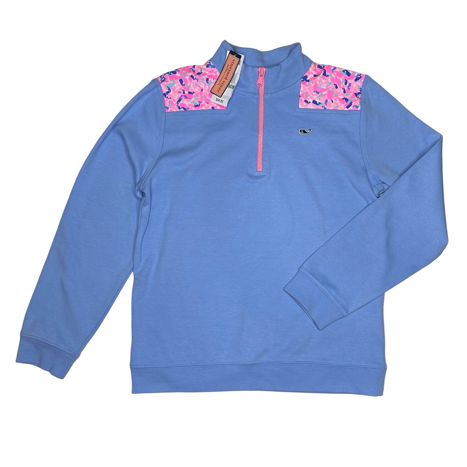 Vineyard Vines Whale Swirl Classic 1/4 Zip Pullover