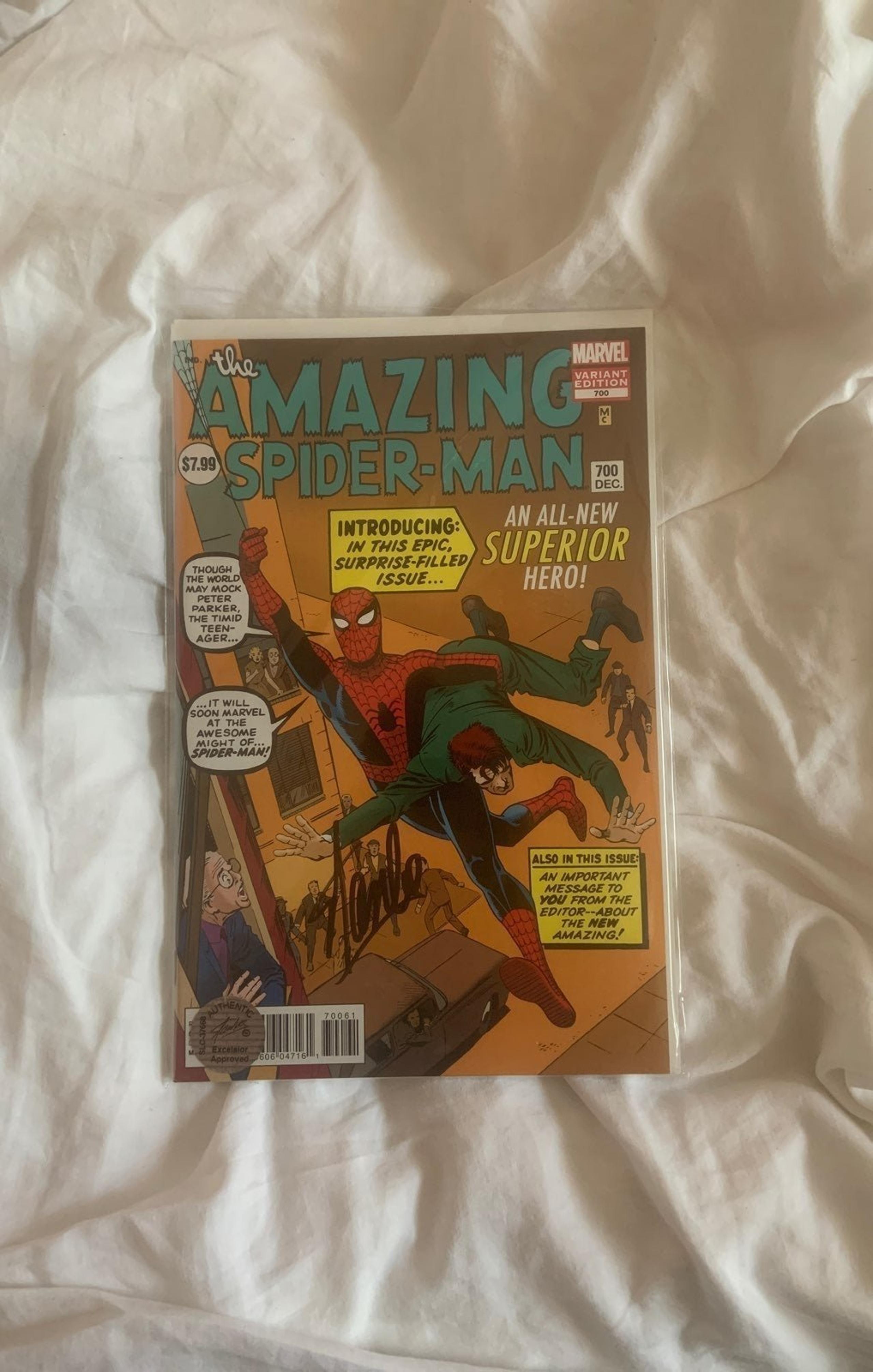 Amazing fantasy 15 ,700 ,stan lee signed