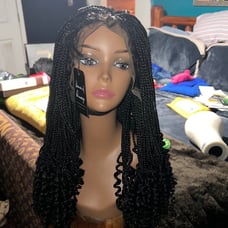 Lace Front braided wig