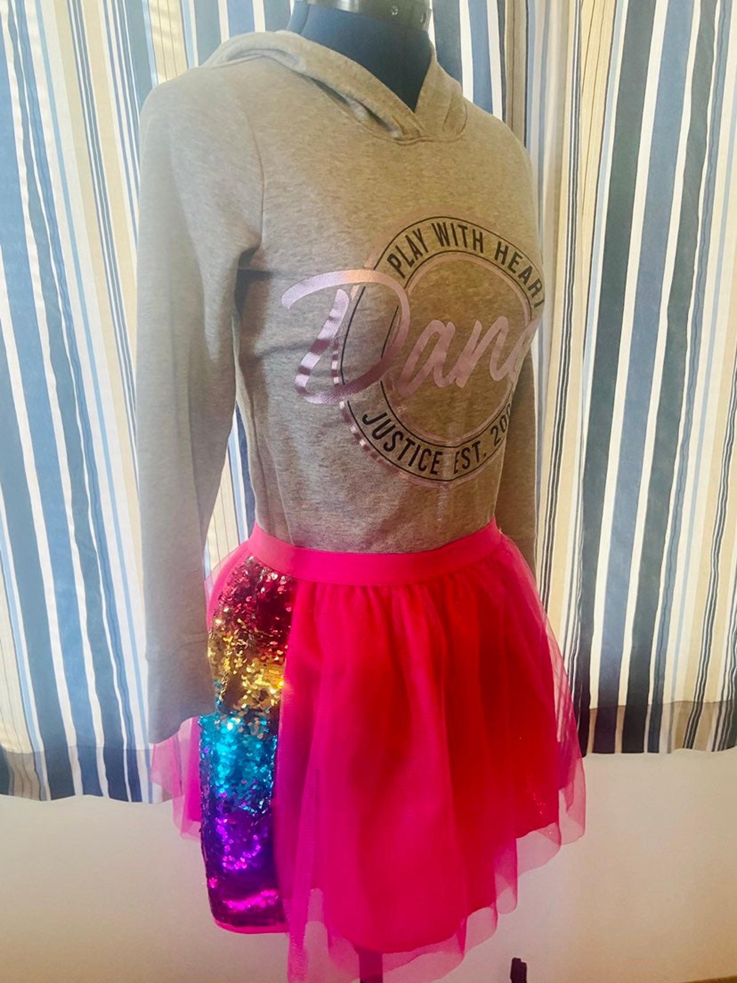 Jojo Siwa Sequin Tutu skirt Size 10/12 by Nickelodeon New