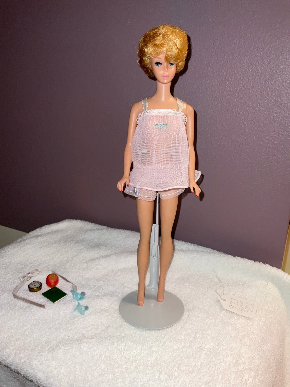 1961 Barbie Bubblecut with #973 Sweet Dreams