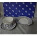 Lomonosov porcelain cobalt net bone china tea cup saucer cake-plate hand painted