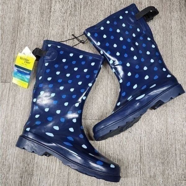 Western Chief Adult Winter & Rain Boots In Raindrop Blue