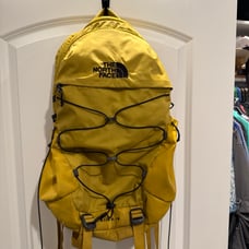 North Face Borealis Backpack mustard yellow