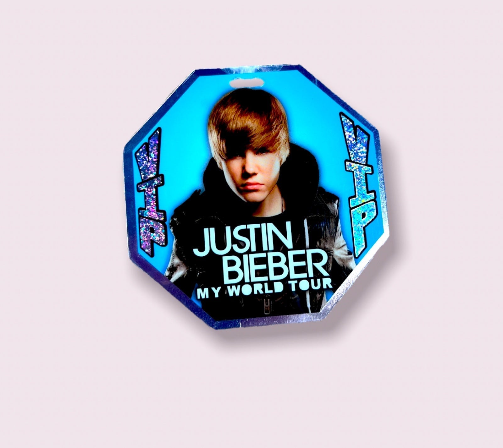 Justin Bieber My World Tour VIP Pass Keychains