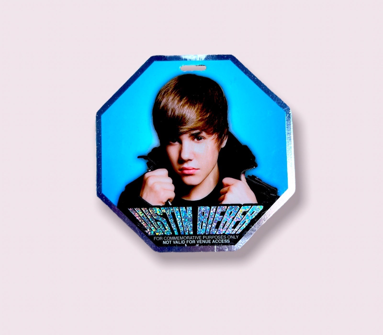 Justin Bieber My World Tour VIP Pass Keychains