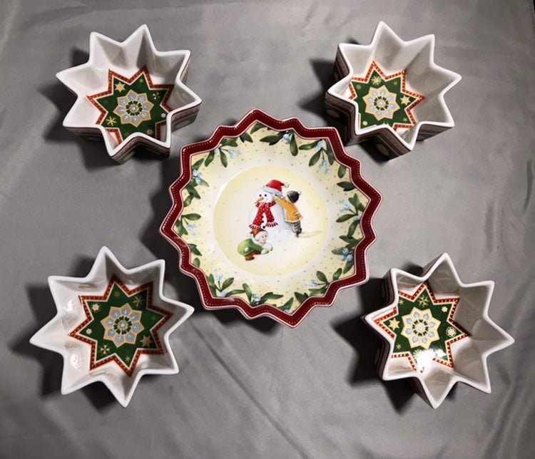 5 Villeroy & Boch Christmas X'mas dishs