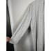Eileen Fisher Longline Cardigan Gray Herringbone Open Front Size Large Lagenlook
