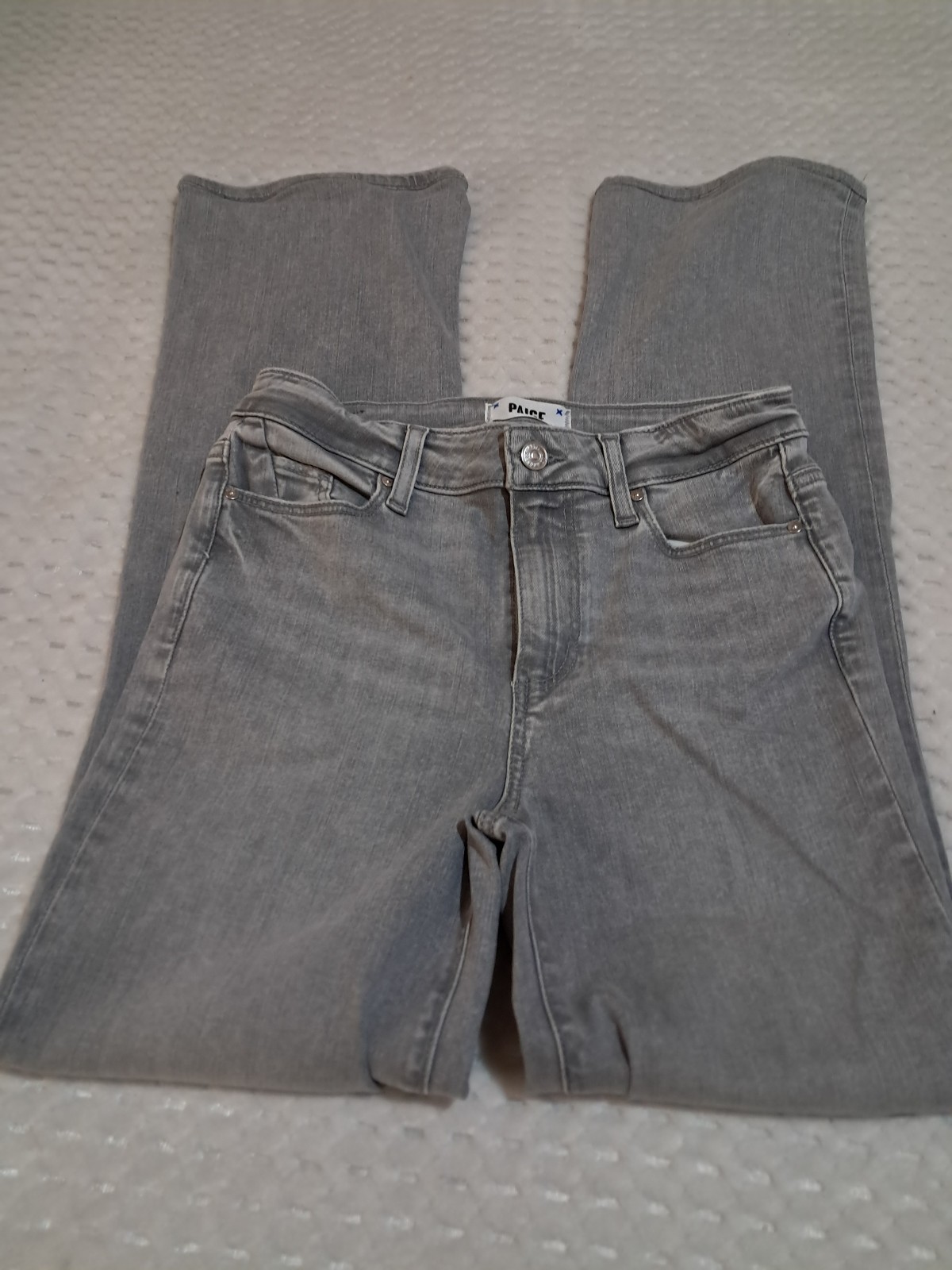 PAIGE HIGH RISE JEANS BOOTCUT SIZE 27 Women color Grey