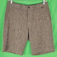 Travis Mathew Mens Heathered Black Golf Shorts 34