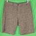 Travis Mathew Mens Heathered Black Golf Shorts 34