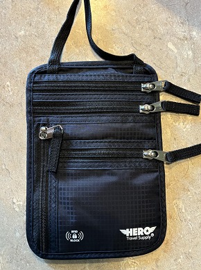 New Neck Wallet, RFID Blocking Passport Holder - Easy to Conceal and Pouch