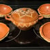 Vintage Indonesian Lombak Sun Terra Cotta Clay Serving Set/wicker wrapped bowls