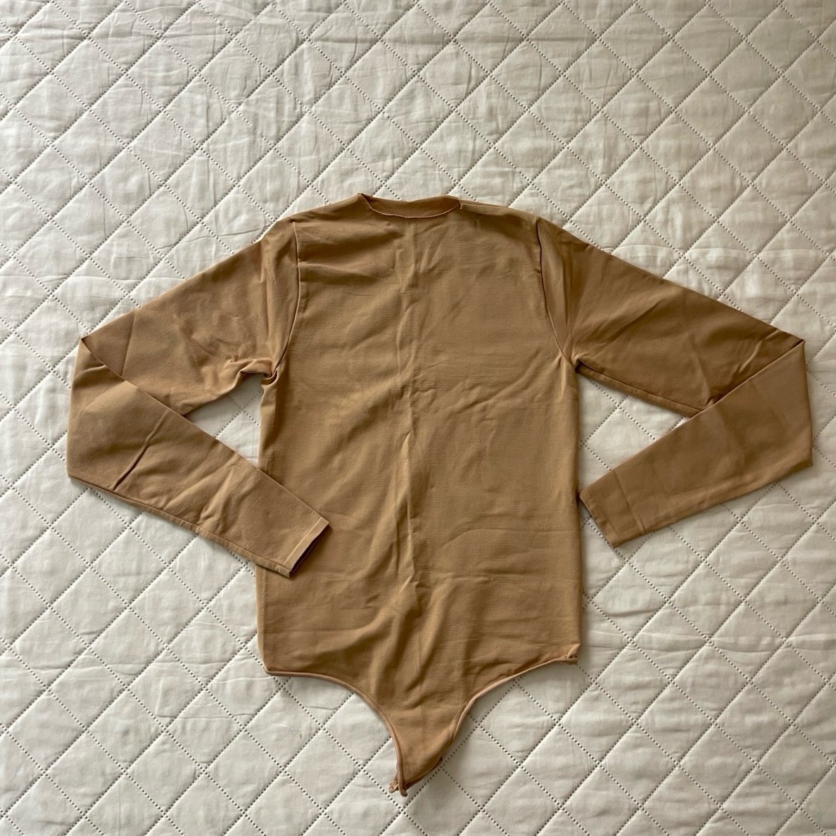 Skims Essential Long Sleeve Crew Neck Bodysuit