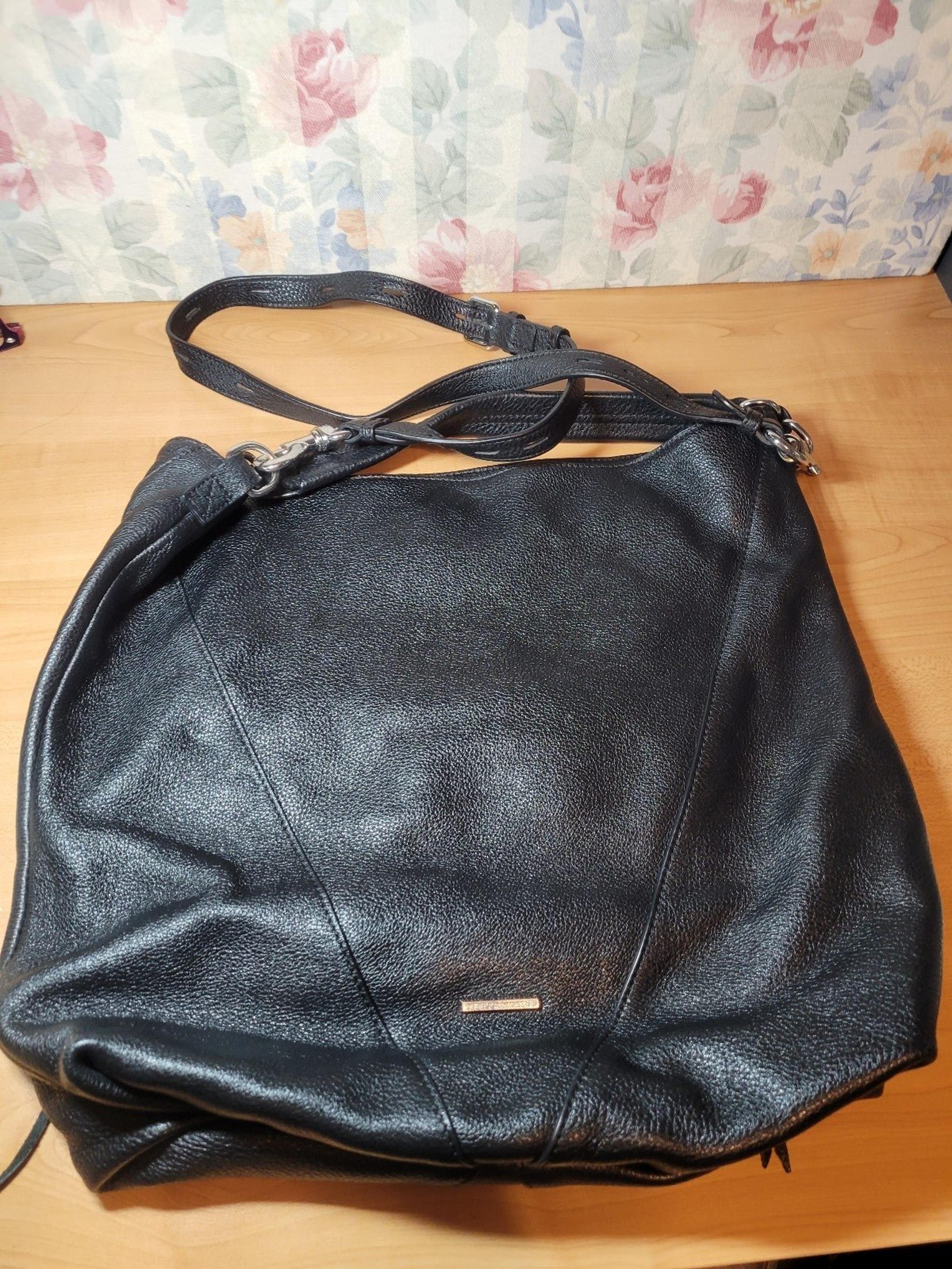 Rebecca Minkoff Moto Leather Hobo black