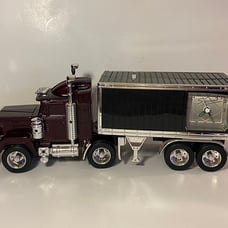 Vintage TelTime Semi Truck and Trailer with Talking Alarm Clock