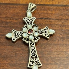 925 sterling silver cross very large amazing 925 sterling silver