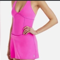 FP Movement Hot Pink Drop Shot Skortie Size Large NWOT