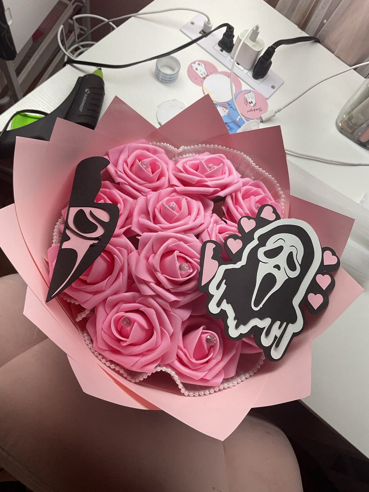 Ghost face bouquet