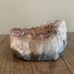 Raw Amethyst Crystal Candle Holder