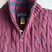 Polo Ralph Lauren Cable-Knit Cotton Quarter-Zip Sweater for boys size M