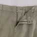 Nicole Miller 100% Linen Pant Women L Sage Green Cargo Crop Coastal Beach Resort