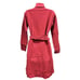 Frank & Eileen Willa Long Sleeve Triple Fleece Wrap Dress in Cranberry NWOT Tag