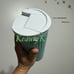 Tiffany blue Starbucks Vietnam pleated cold hot tumbler 16 oz stainless steel
