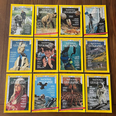 National Geographic 1969 Set Of 12 Issues Vintage