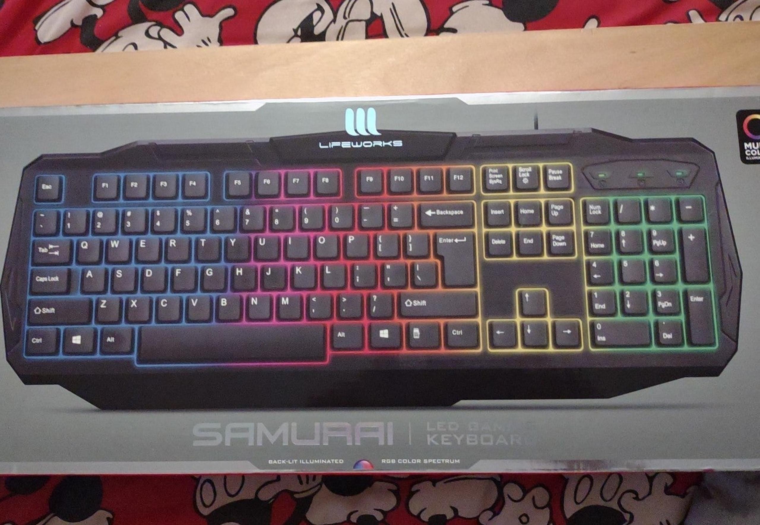 Samurai LED gaming Keyboard