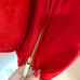 Michael Kors Red Cotton Tunic Sweater with Gold Side Zippers