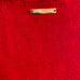 Michael Kors Red Cotton Tunic Sweater with Gold Side Zippers