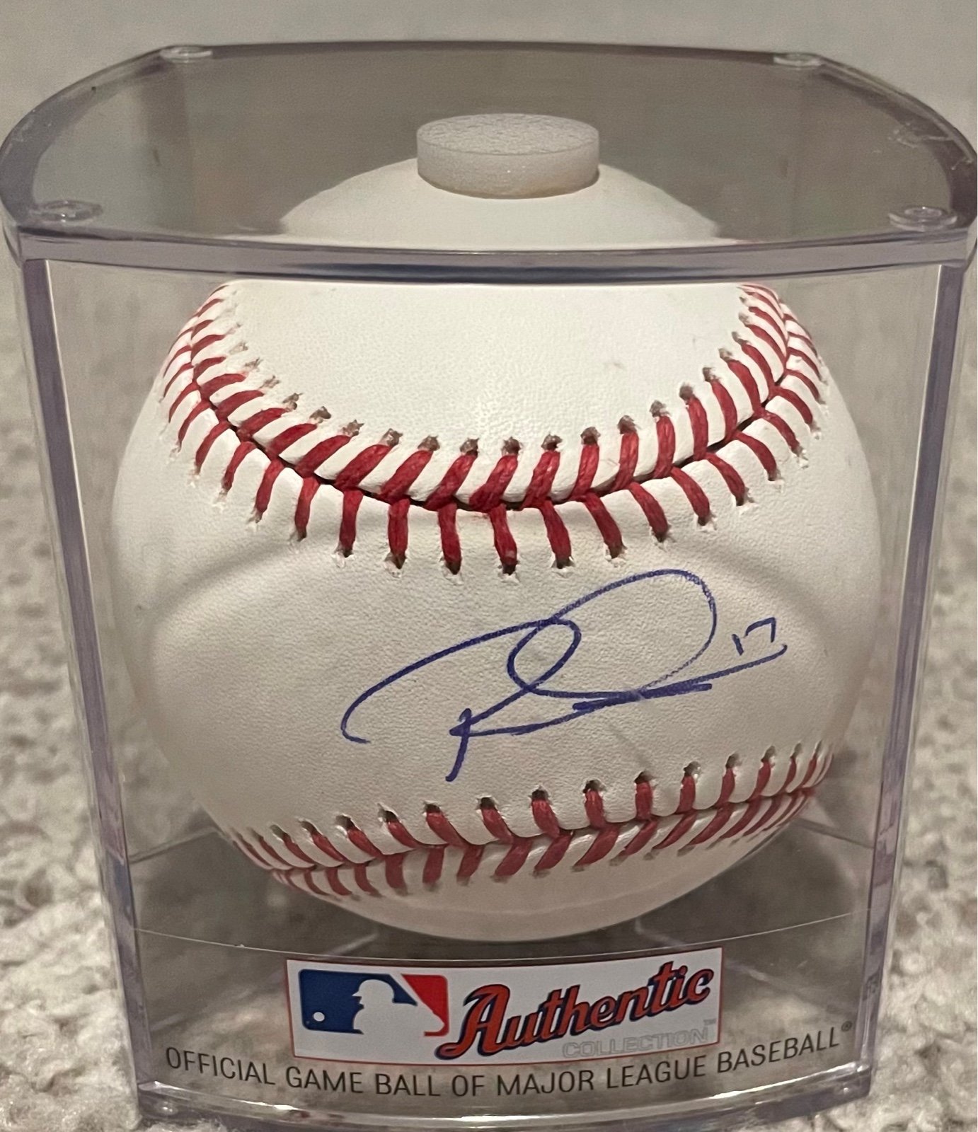 Rhys Hoskins Signed Baseball