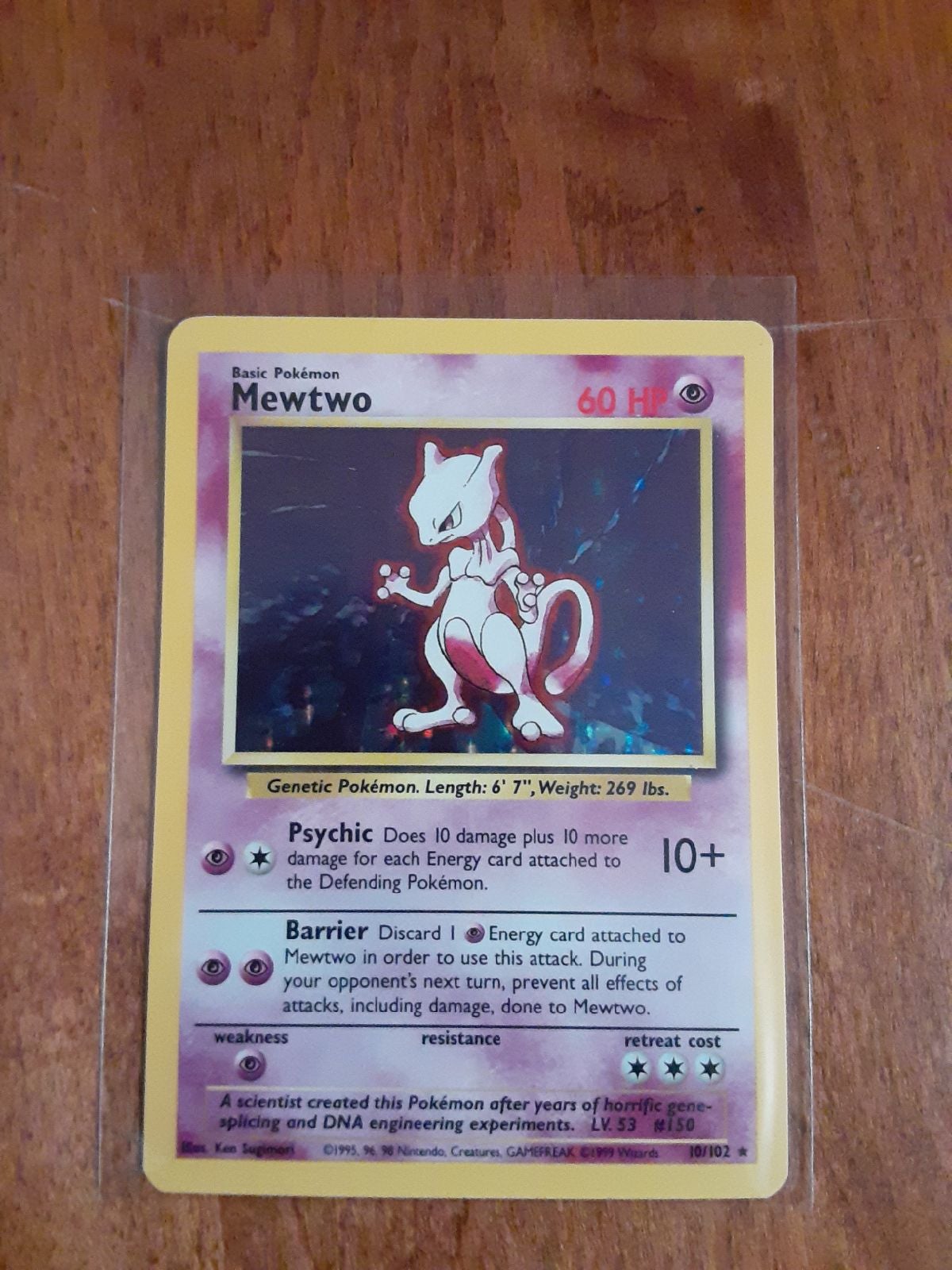 Holographic mewtwo